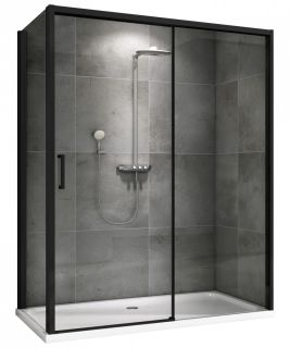 Душевой уголок ABBER Komfort AG93130B-S92B 130x90см чёрный